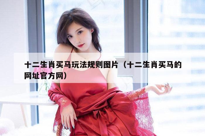 十二生肖买马玩法规则图片（十二生肖买马的网址官方网）